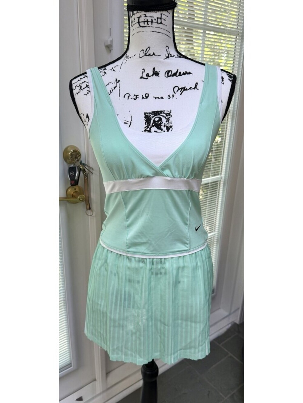 Nike Mint Green/White Tennis/Pickle Ball Dress. Size XS. New with Tags! Dri-Fit